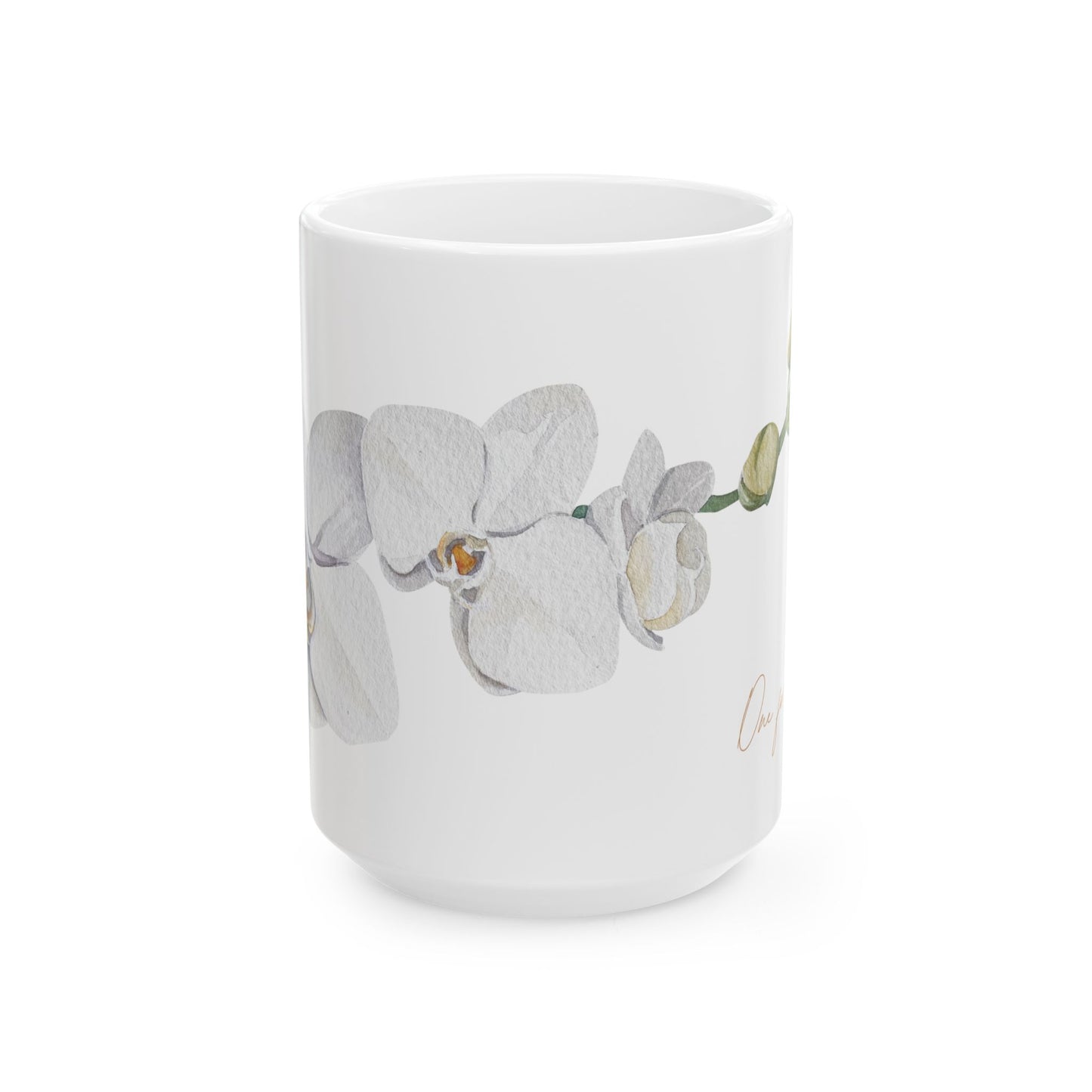 White Nun Orchid - Guatemalan Flower Coffee Mug