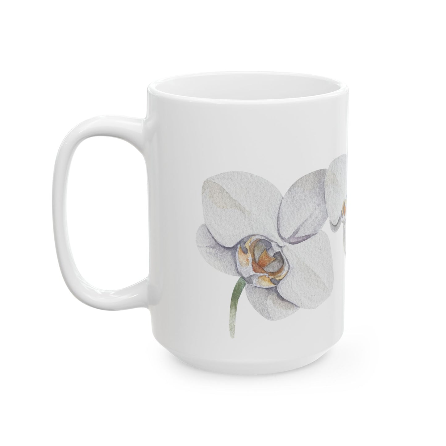White Nun Orchid - Guatemalan Flower Coffee Mug