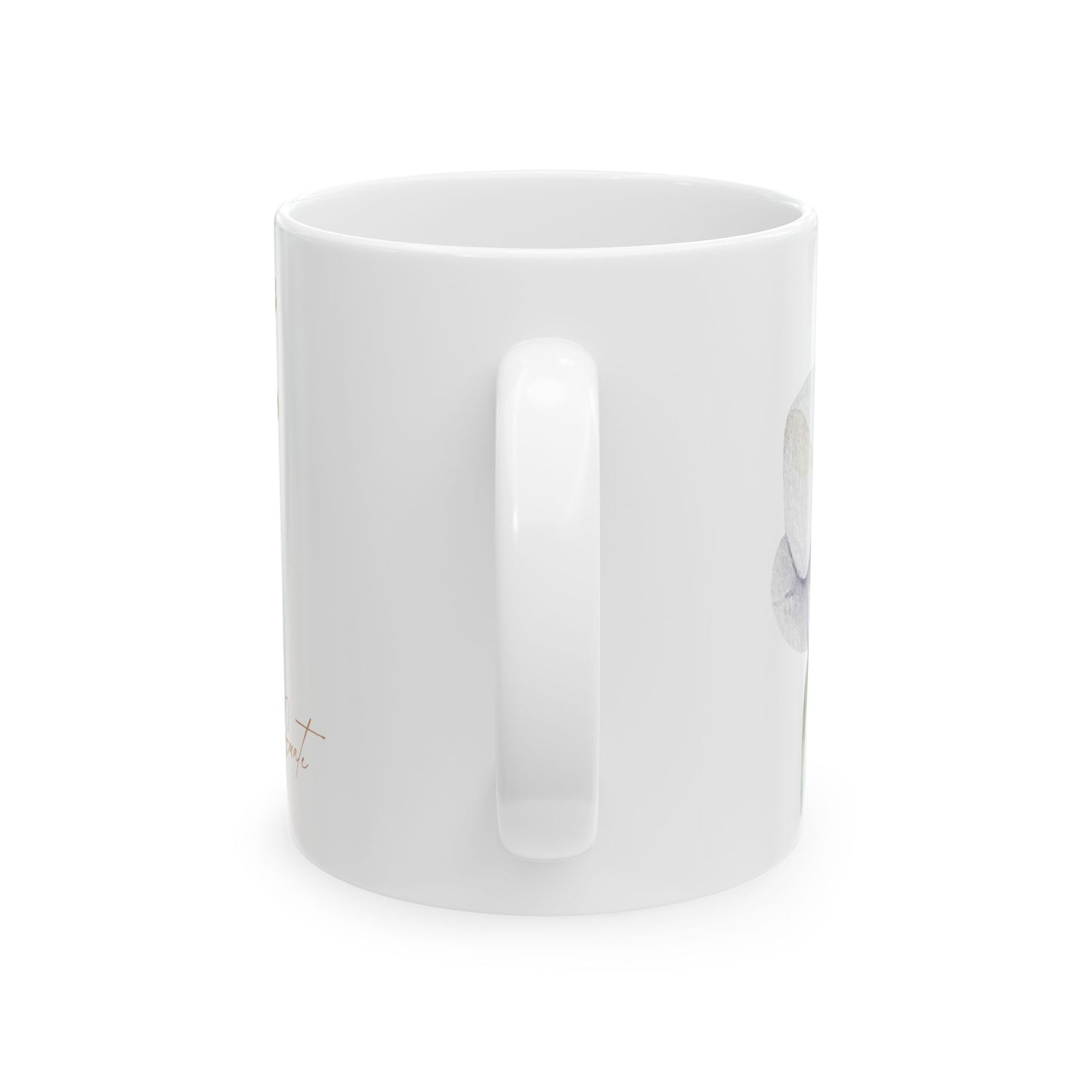 White Nun Orchid - Guatemalan Flower Coffee Mug