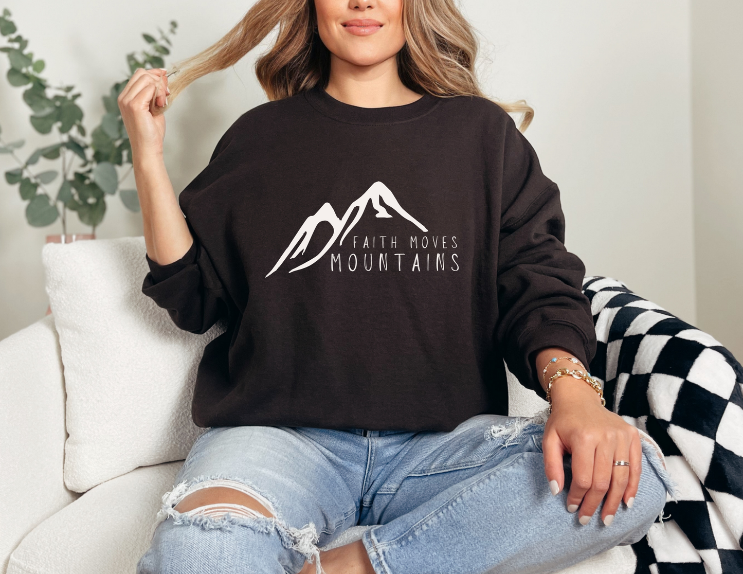 Faith Moves Mountains Sweatshirt