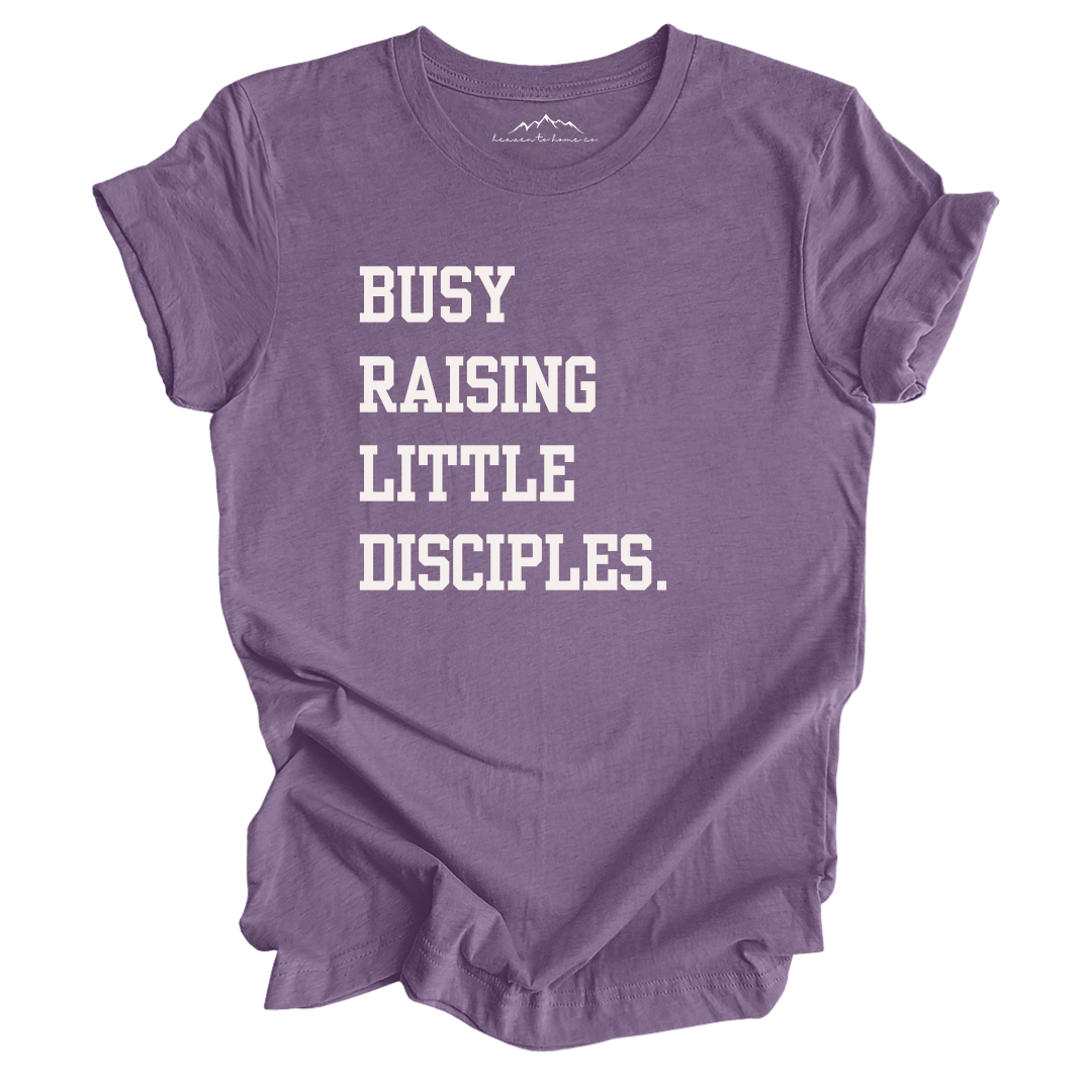 Busy Raising Little Disciples Relaxed Women's Tee