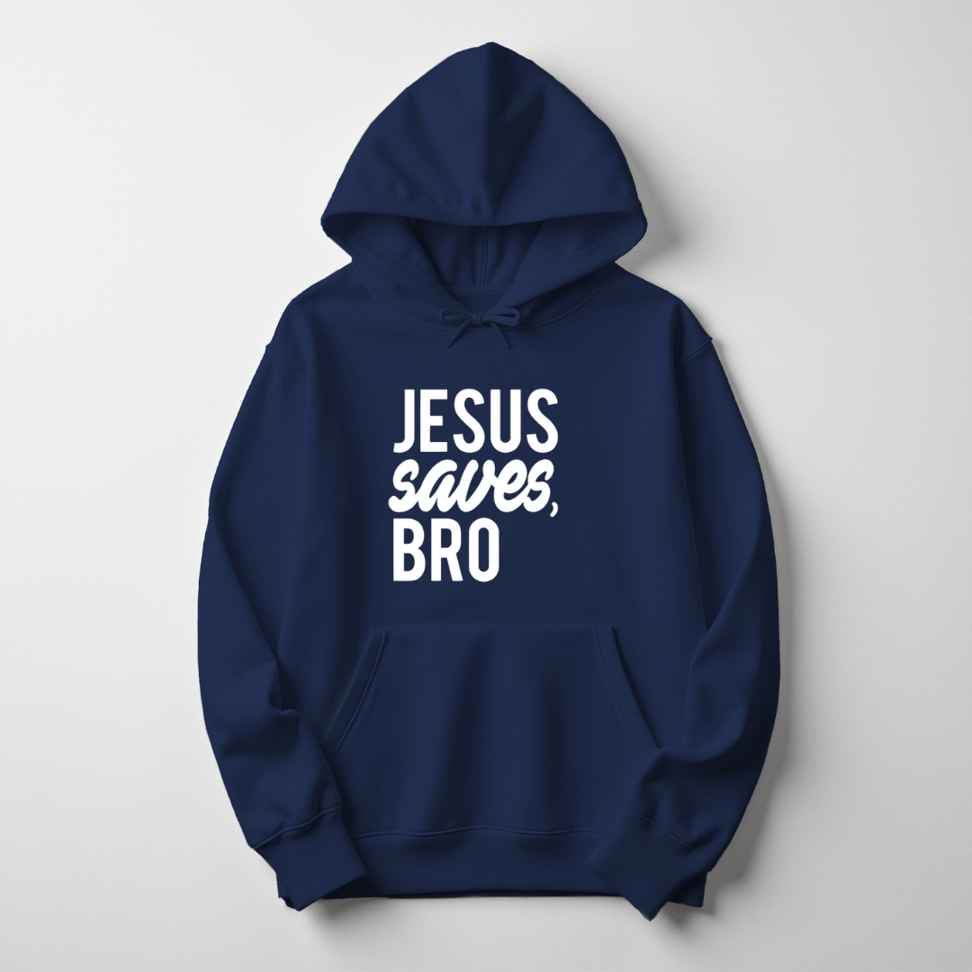 Boys “Jesus Saves, Bro” Youth Hoodie