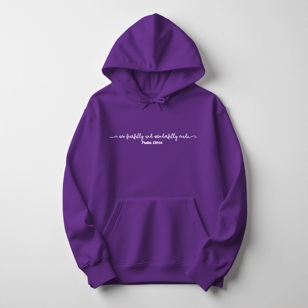 Girls Fearfully & Wonderfully Made Youth Hoodie