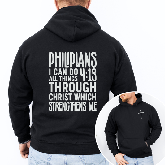 Boys Philippians 4:13 Youth Hoodie