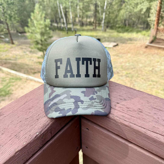FAITH Snapback Trucker Hat