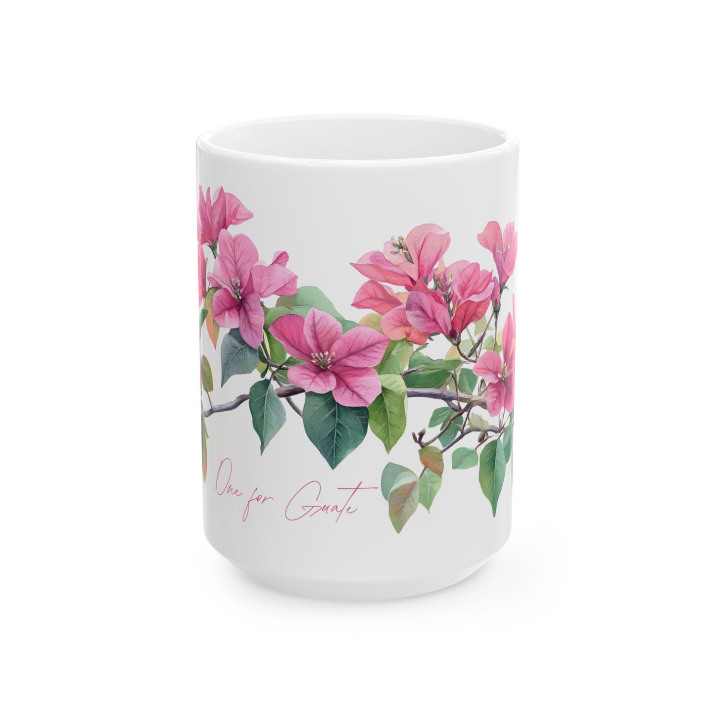 Floral Bougainvillea One for Guate Coffee Mug