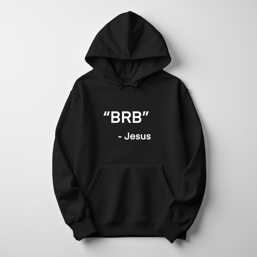 Boys “BRB – Jesus” Youth Hoodie