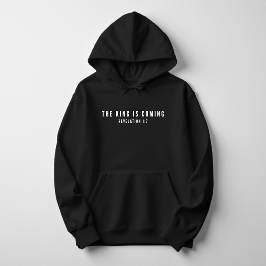 Boys “The King Is Coming – Revelation 1:7” Youth Hoodie