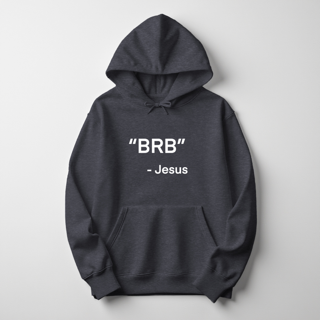 Boys “BRB – Jesus” Youth Hoodie