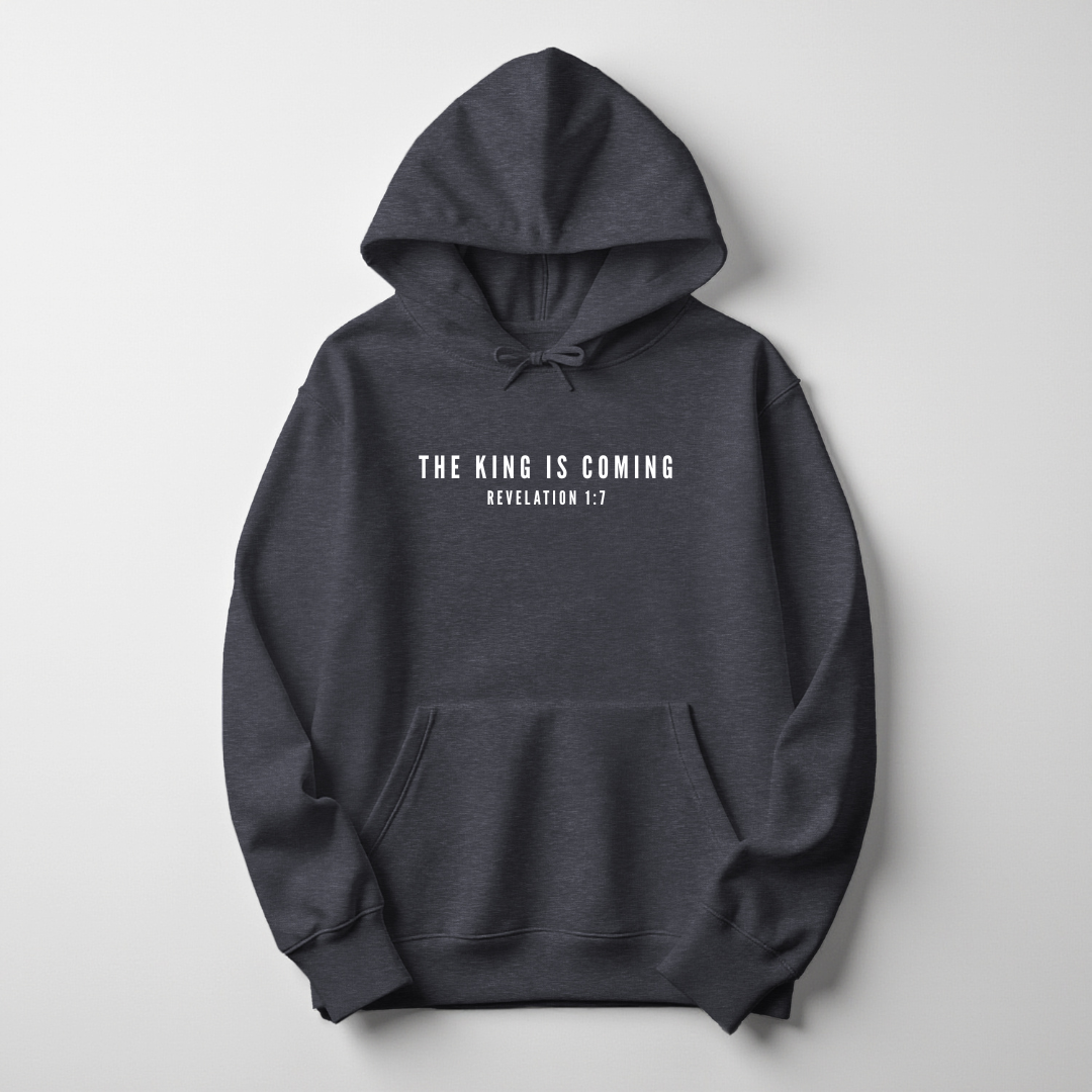 Boys “The King Is Coming – Revelation 1:7” Youth Hoodie