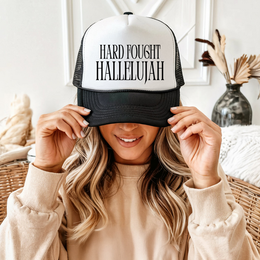 Hard Fought Hallelujah Snapback Trucker hat