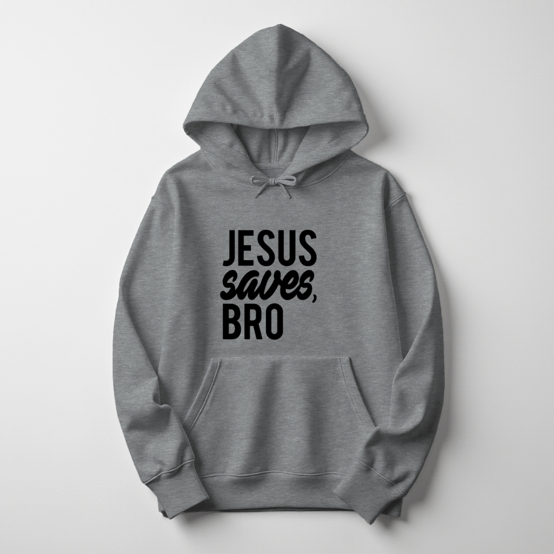 Boys “Jesus Saves, Bro” Youth Hoodie