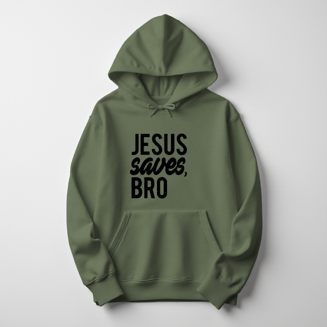 Boys “Jesus Saves, Bro” Youth Hoodie