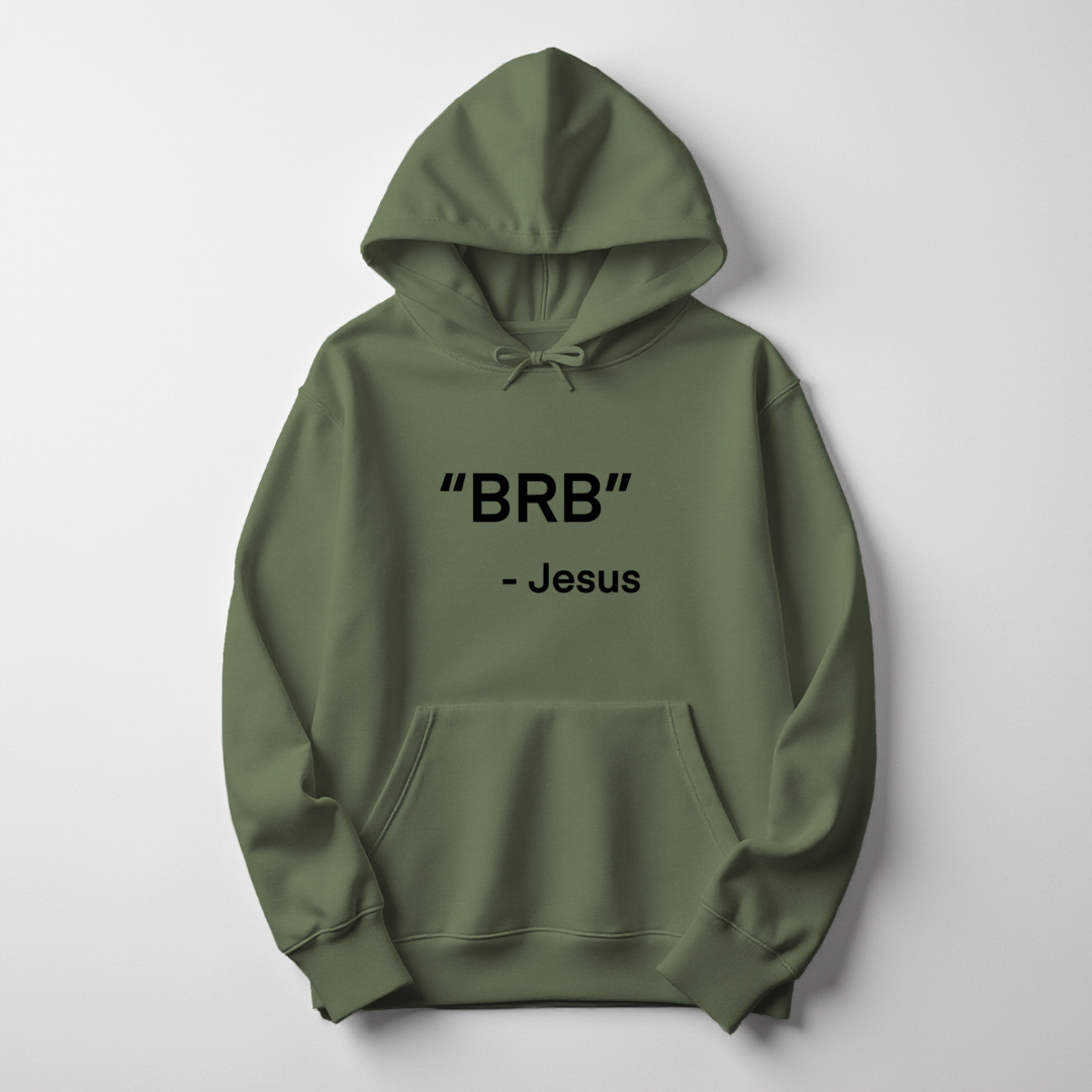 Boys “BRB – Jesus” Youth Hoodie