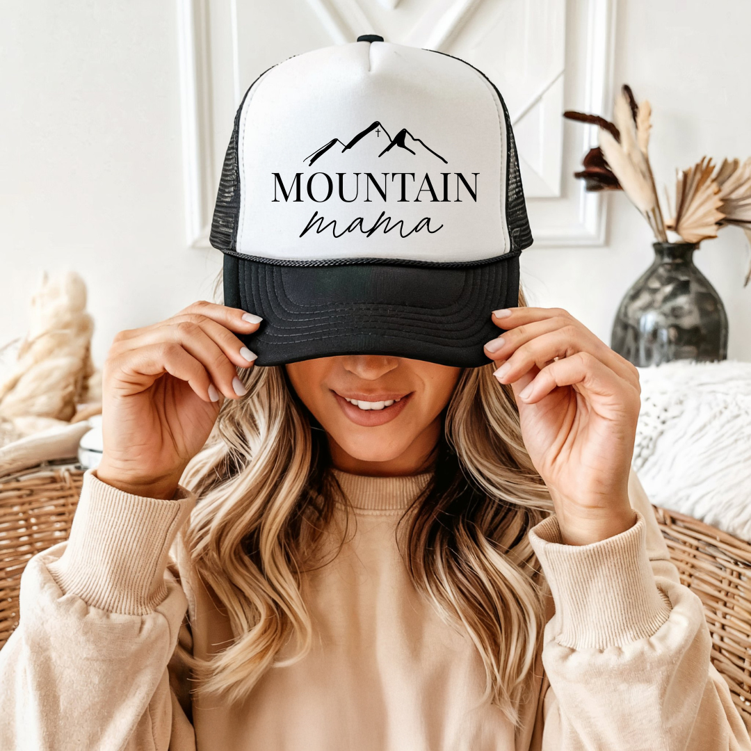 Mountain Mama Snapback Trucker Hat