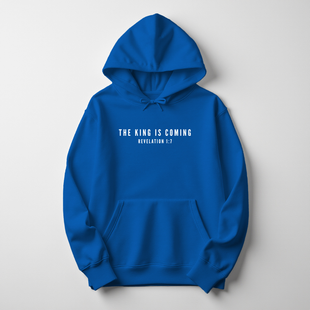 Boys “The King Is Coming – Revelation 1:7” Youth Hoodie